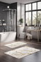 Mijölnir Juego de alfombrillas de baño CT-5169, 2 piezas, Multicolor